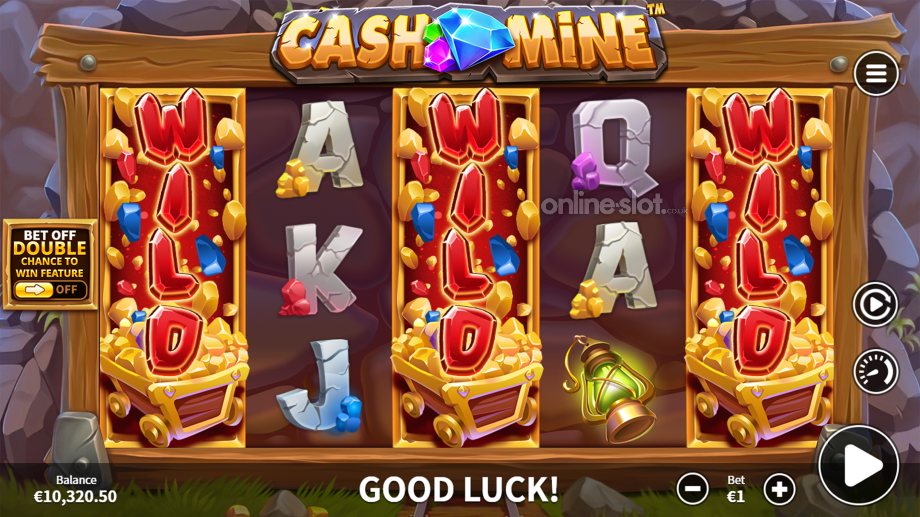 cash mine slot expanding wild feature