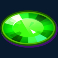 dazzle me megaways slot green gemstone symbol