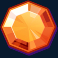 dazzle me megaways slot orange gemstone symbol