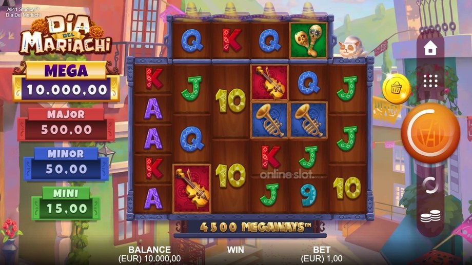 dia del mariachi megaways slot base game