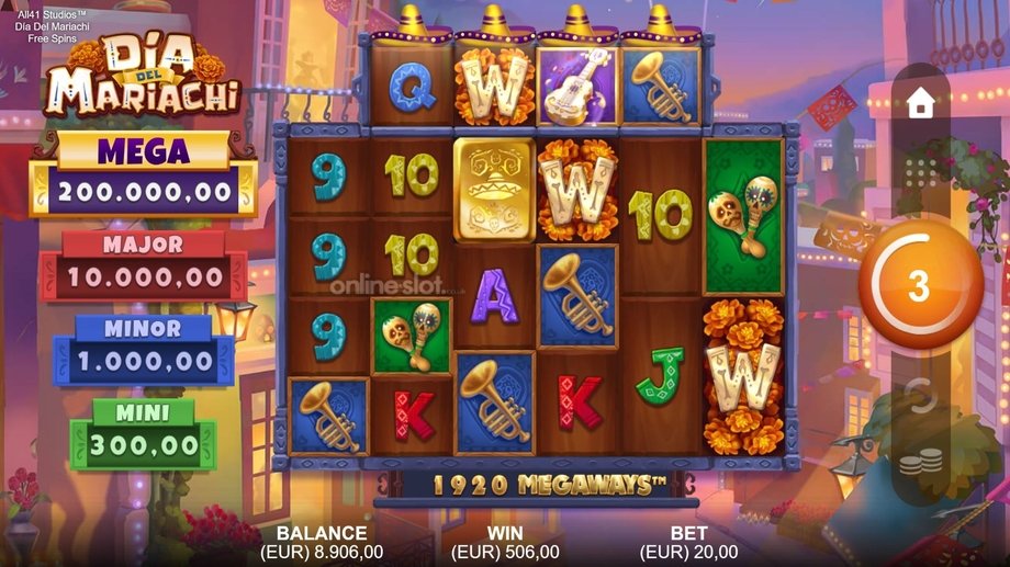 dia del mariachi megaways slot free spins feature