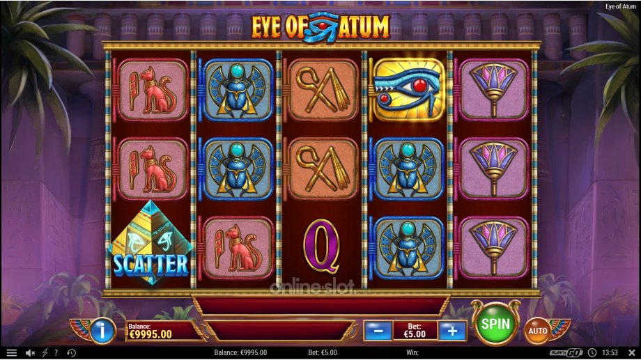 eye of atum slot base game