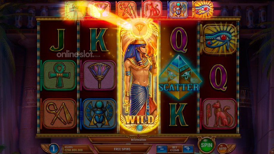 eye of atum slot free spins feature