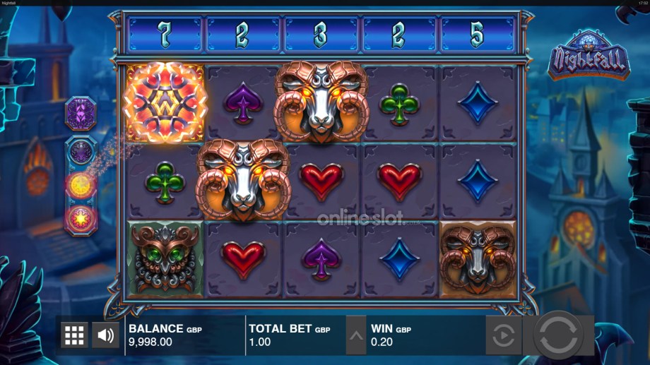 nightfall slot base game