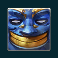 pacific gold slot blue mask symbol