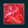 pacific gold slot red swirl symbol