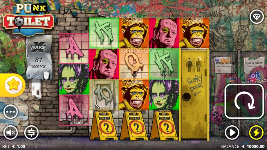 punk toilet slot base game
