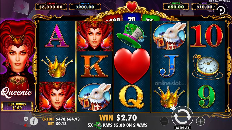 queenie slot base game
