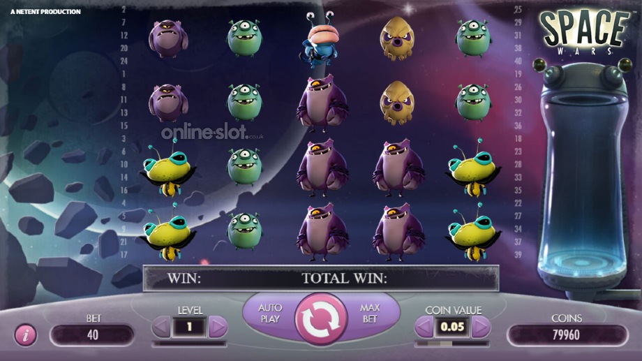 space wars slot base game