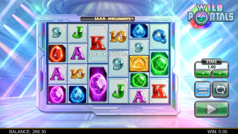 wild portals megaways slot base game