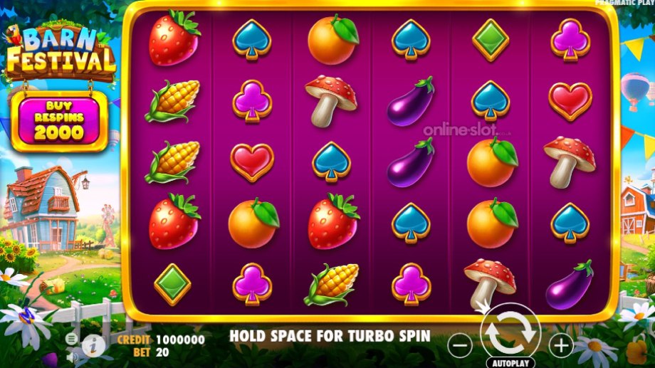 barn festival slot base game
