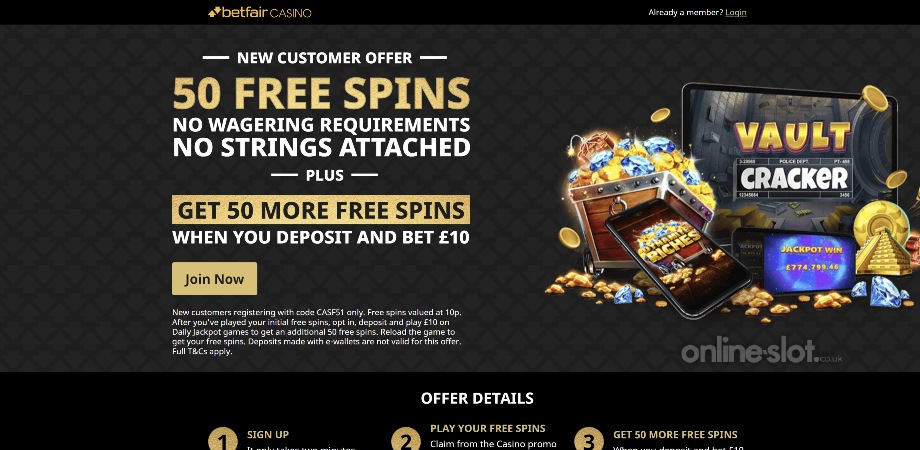 betfair casino welcome offer