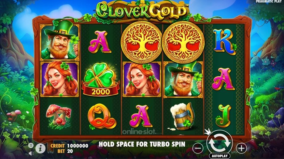 clover gold slot base game
