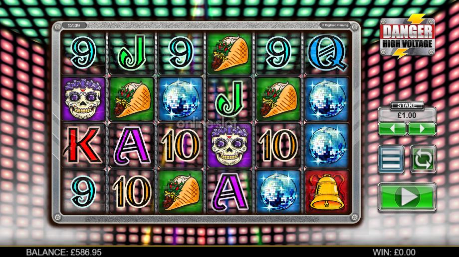 danger high voltage slot base game