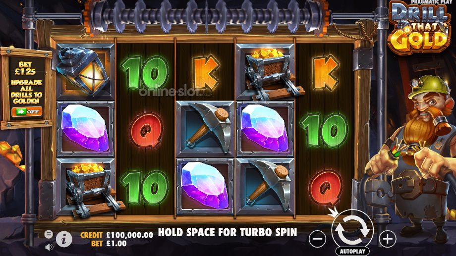 drill that gold slot base game