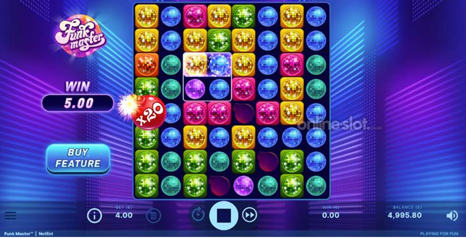 funk master slot multiplier feature