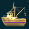 golden catch megaways slot gold boat symbol