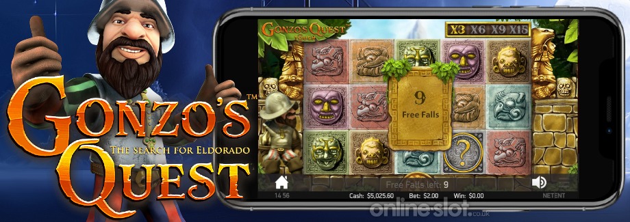 gonzos quest mobile slot