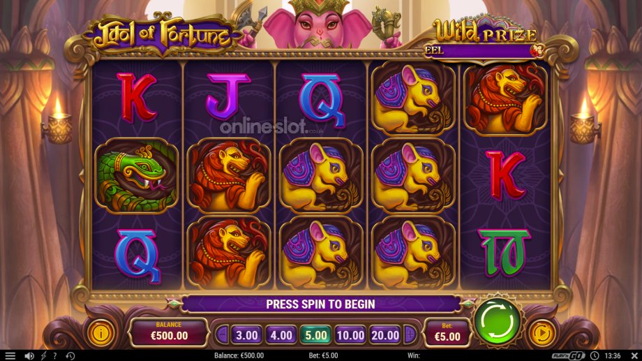 idol of fortune slot base game