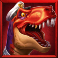 jurassic party slot red dinosaur symbol