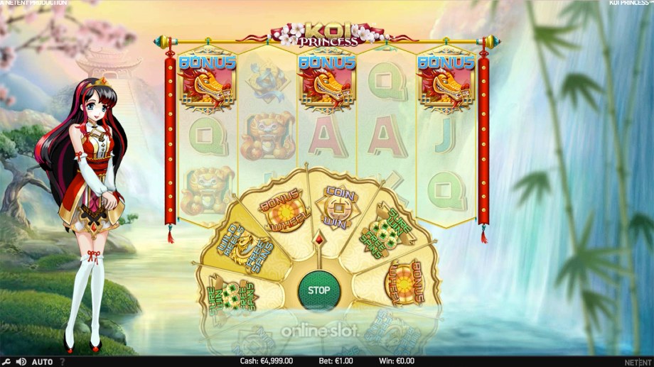 koi princess slot bonus features