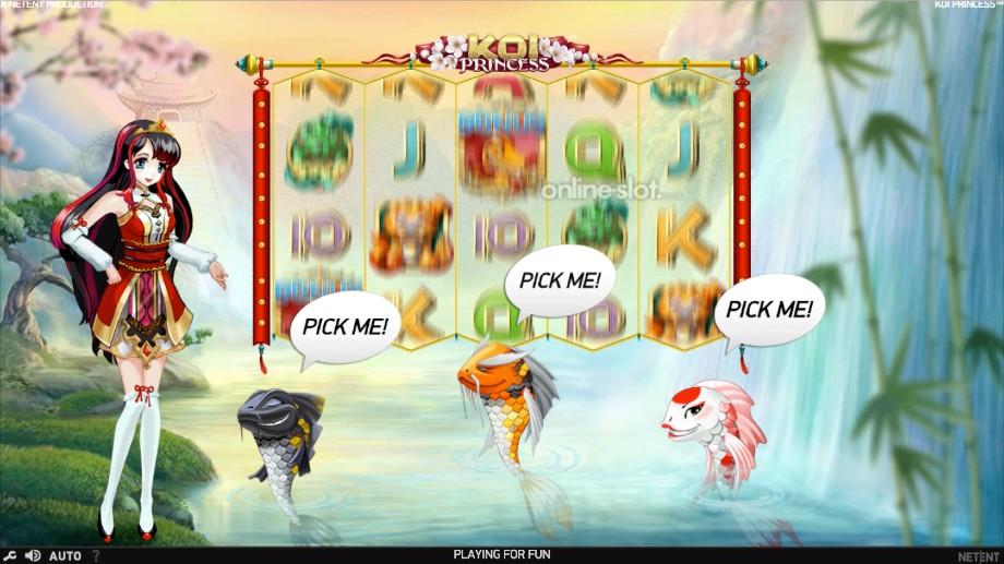 koi princess slot random features