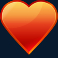 links of fire slot heart symbol