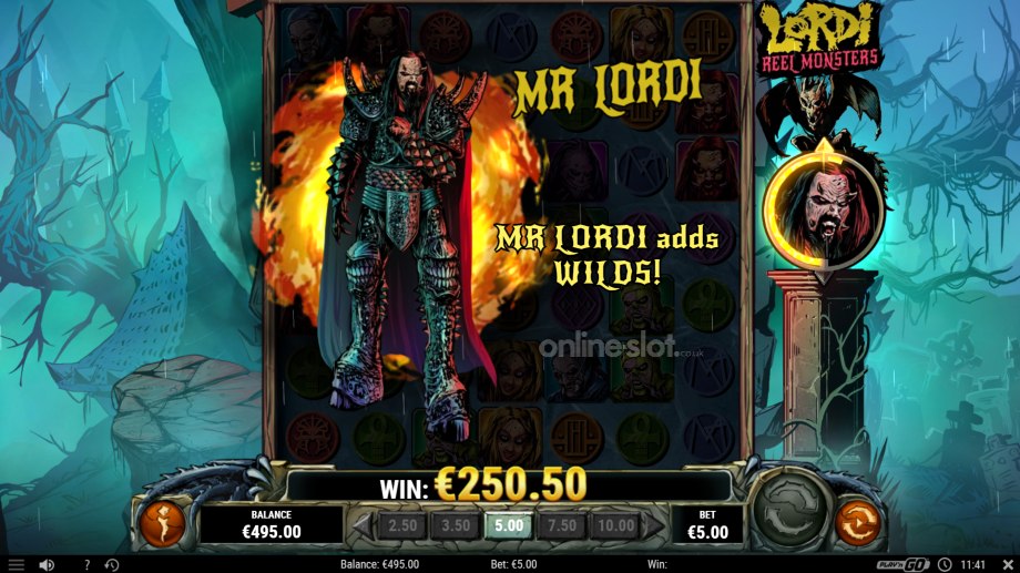 lordi reel monsters slot mr lordi feature