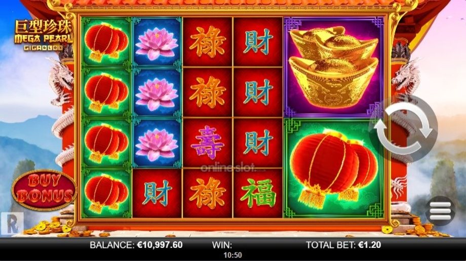 megapearl gigablox slot base game