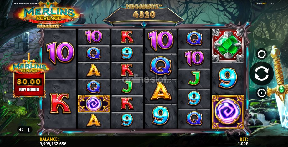 merlins revenge megaways slot base game