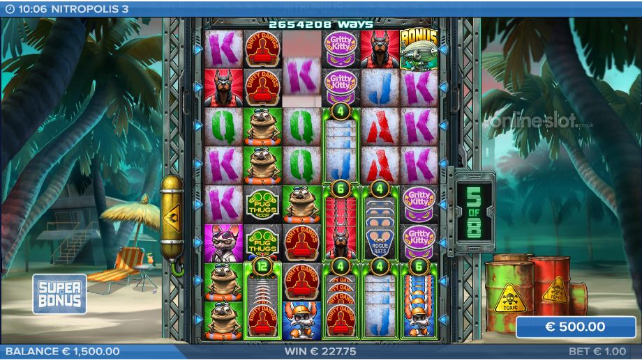 nitropolis 3 slot nitro reels feature