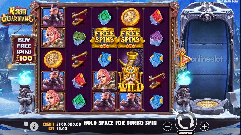 north guardians slot base game