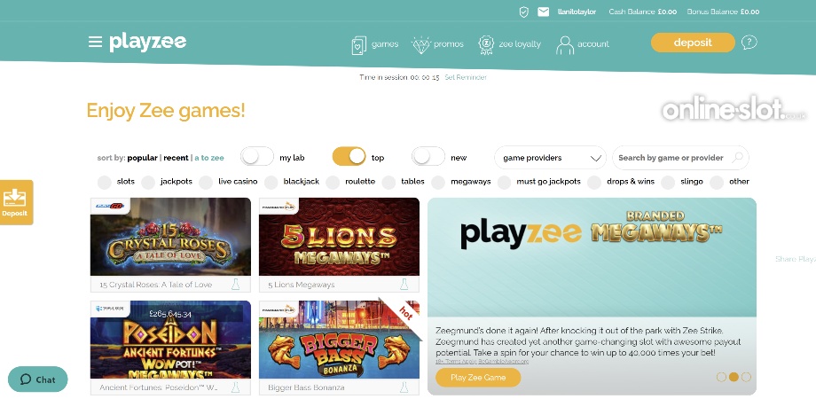 playzee casino site