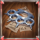 sticky bandits trail of blood slot brass knuckles symbol