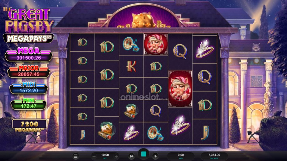 the great pigsby megapays slot base game