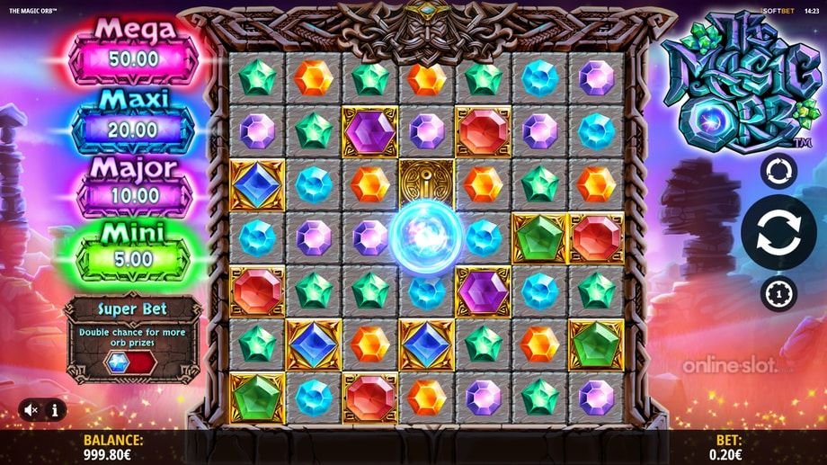 the magic orb hold and win slot base game