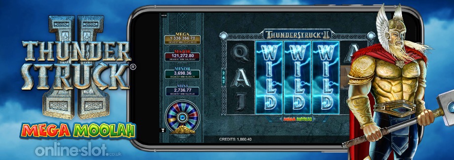 thunderstruck 2 mega moolah mobile slot