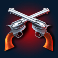 western gold 2 double barrel slot guns symbol