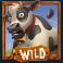animal madness slot wild cow symbol