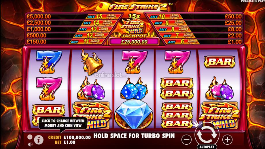 fire strike 2 slot base game