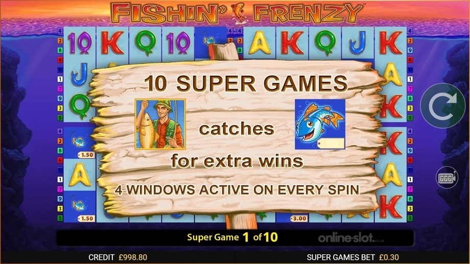 fishin frenzy power 4 slots slot super free spins feature