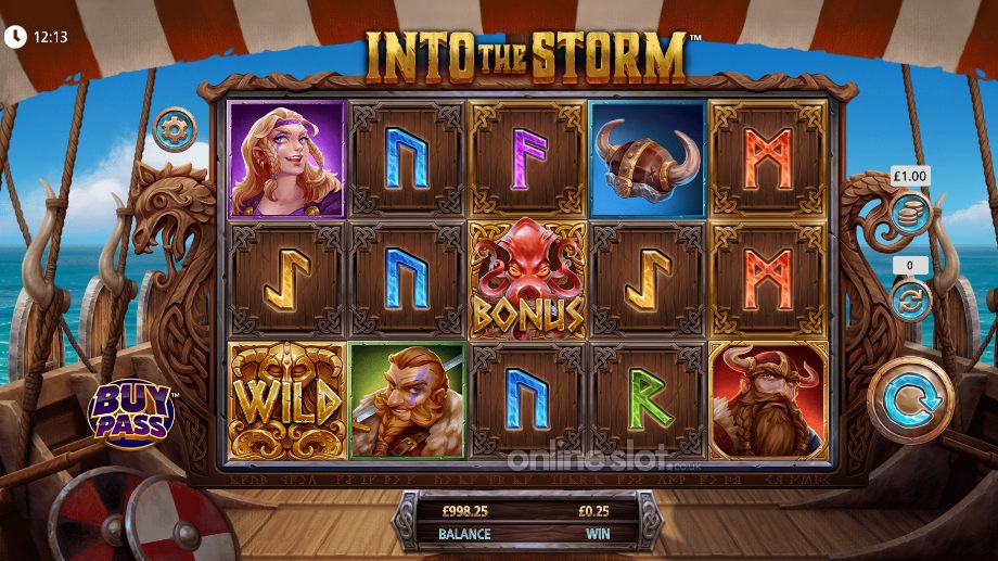 into the storm slot base game