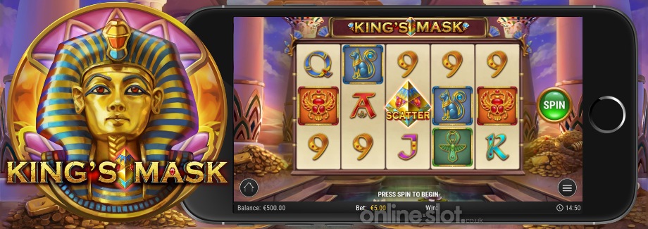kings mask mobile slot
