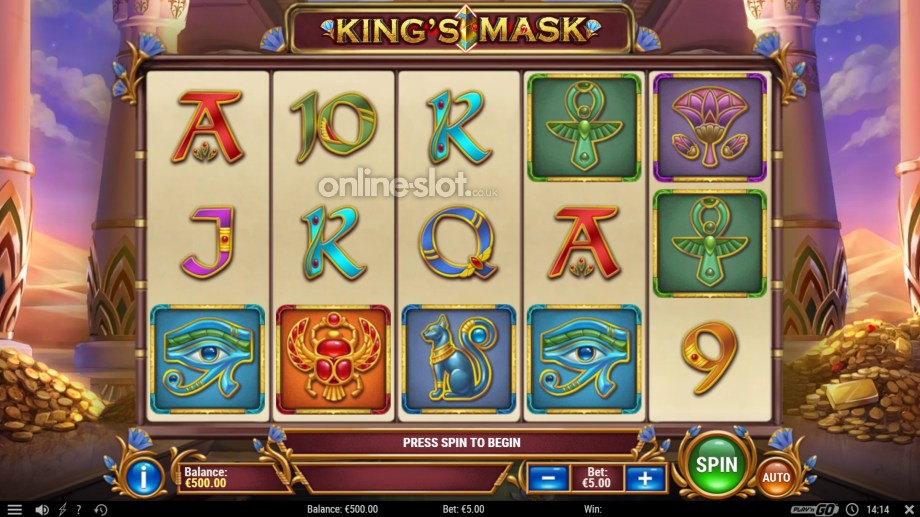 kings mask slot base game