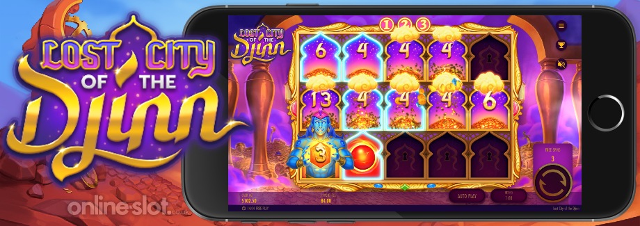 lost city of the djinn mobile slot