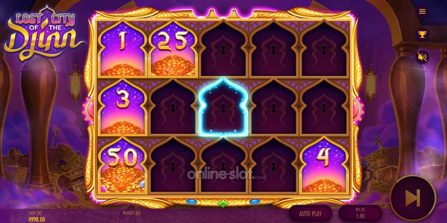 lost city of the djinn slot djinn spins feature
