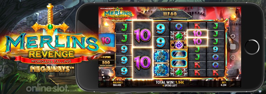 merlins revenge megaways mobile slot