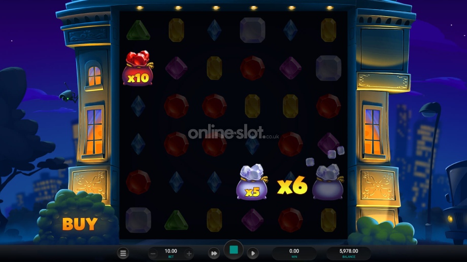midnight marauder slot collect and multiply feature