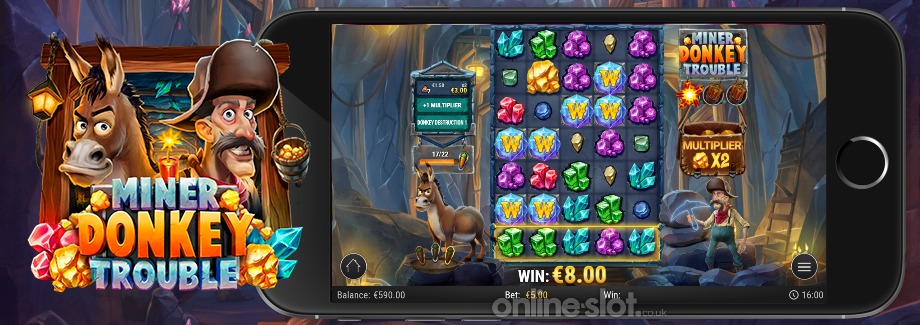 miner donkey trouble mobile slot