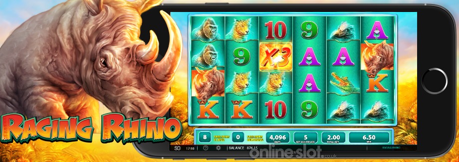 raging rhino mobile slot